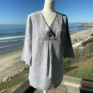Never Worn. Hot Cotton Top. Sz. Med. Grey/Silver.